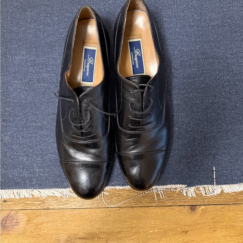 Men’s Bragano Black Oxfords Size 13N